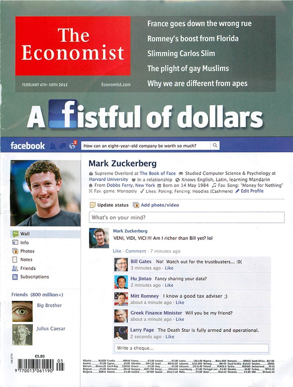 Brilliant Economist Facebook cover | Applied Abstractions